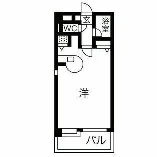 サンセーヌ大名【408号室】の間取り