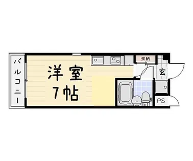 カルチェ・ブラン【2階】の間取り