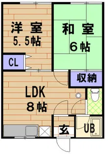 シティハイムセルデュア【105号室】の間取り