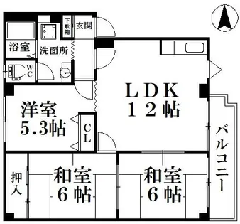 ハイネス21【2階】の間取り