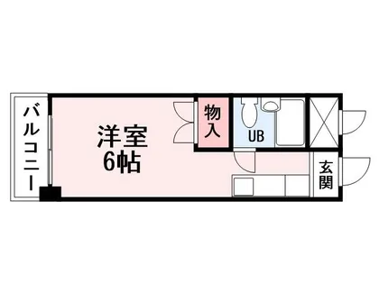 リアルシティ本城B棟【3階】の間取り