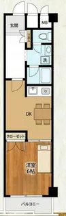 ライオンズマンション甲子園口【2階】の間取り