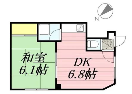 第一辻口荘【000A号室】の間取り