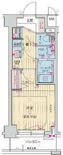 ファステート神戸サルビア【2階】の間取り