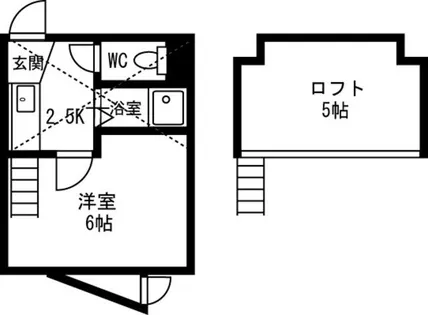 北辰パレス【305号室】の間取り