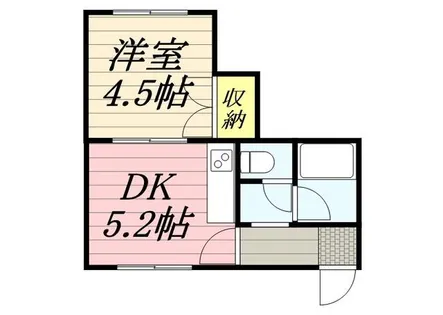エスポワール東札幌【0201号室】の間取り