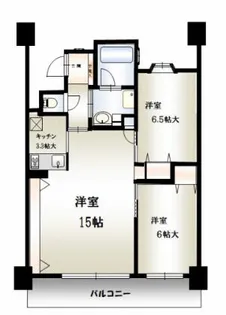 アンピール博多駅南【6階】の間取り