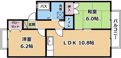 RUCANA【2階】の間取り