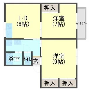 PLATZ ISO(プラッツ イソ)【2階】の間取り