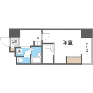 CANVASSすすきの【913号室】の間取り