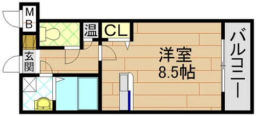 サンシャインレジデンス【4階】の間取り