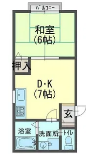 サニーハウス近藤【1階】の間取り