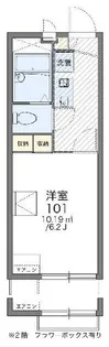 レオパレス春日グリーンヒルズ【1階】の間取り