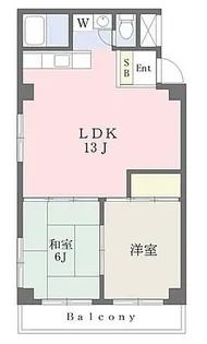 エスポワール【402号室】の間取り