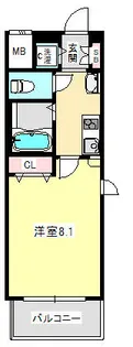 プラムヴィレッジ京都駅前【5階】の間取り