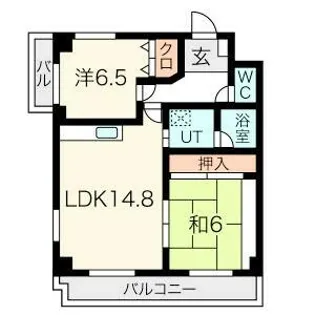 ベルコリンマンション【302号室】の間取り