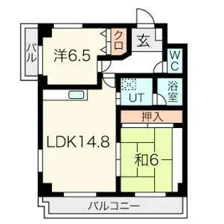 ベルコリンマンション【302号室】の間取り