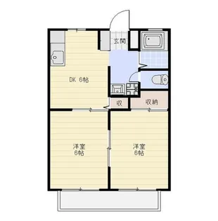 サンシティ小野【203号室】の間取り
