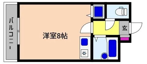 セント中御影【3階】の間取り