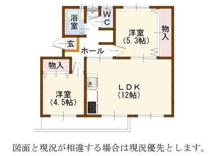 名和団地【301号室】の間取り
