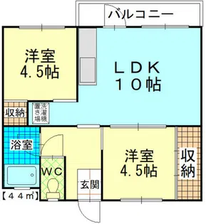e-lux 1【4階】の間取り