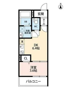Cocon Grandjour尼崎水堂町【203号室】の間取り