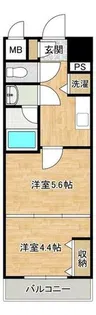 アーバントップ清川【6階】の間取り