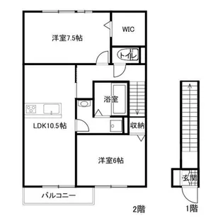 サニーコート【2階】の間取り