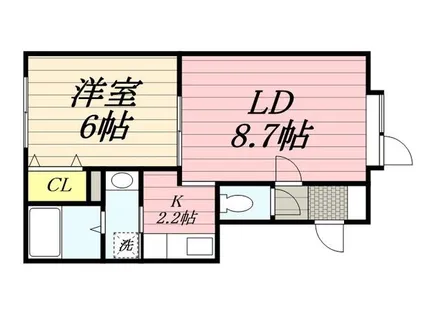 発寒5条MS【0102号室】の間取り