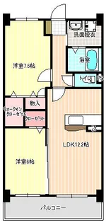 オベリスク【702号室】の間取り
