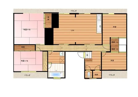 大久保マンション【4F-A号室】の間取り