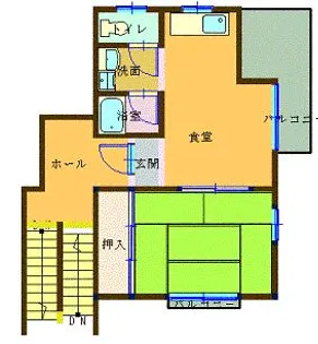 パインクレスト【1階】の間取り