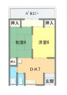 柳生文化【2階】の間取り