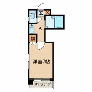 GODDESS【4階】の間取り