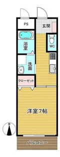 ピアザテラス三橋【203号室】の間取り