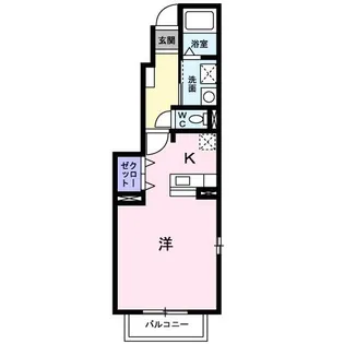サンセールSAKAGUCHI【1階】の間取り