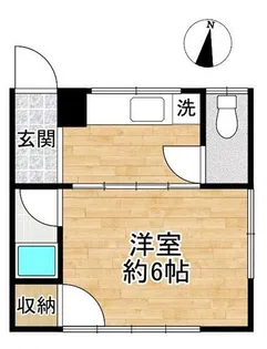 クローバーハイツ【201号室】の間取り
