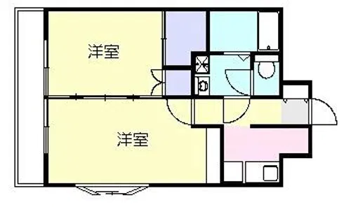 ルネッサンス真鶴【4階】の間取り