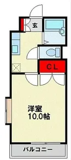コンドミニアム西本町【703号室】の間取り