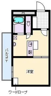 第2メゾン緑地【106号室】の間取り