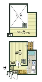 WEST9Mirror1号館【2階】の間取り
