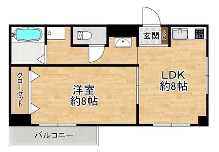 フェニックス森下【102号室】の間取り