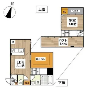 ADC野芥ザ・ガーデン【1階】の間取り