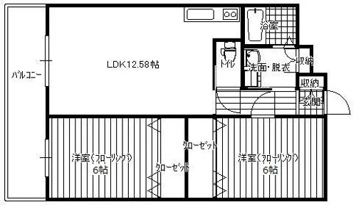 第27川崎ビル【5階】の間取り