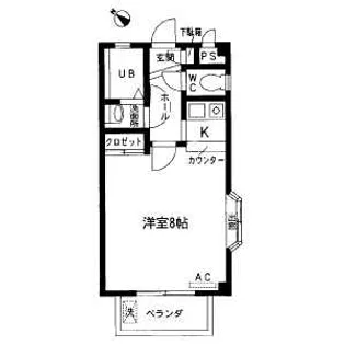 グレース向山ステージ2【201号室】の間取り