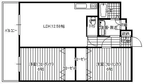 第27川崎ビル【5階】の間取り
