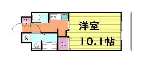 Forest Grace深江橋Ⅱ【11階】の間取り