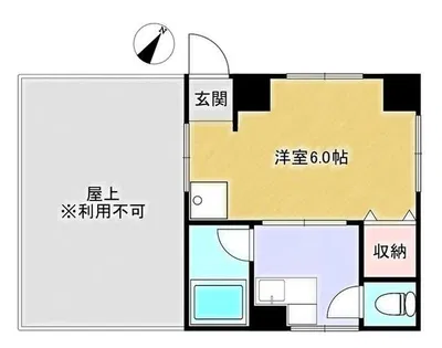 山村マンション【5階】の間取り