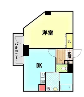 サンビルダープラス磯上ベース【6階】の間取り