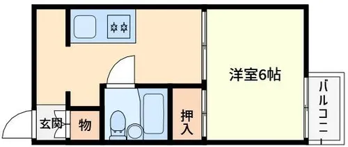ブライトハイツ【3階】の間取り